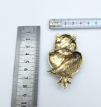 Brooch Pin Rhinestone Night Owl