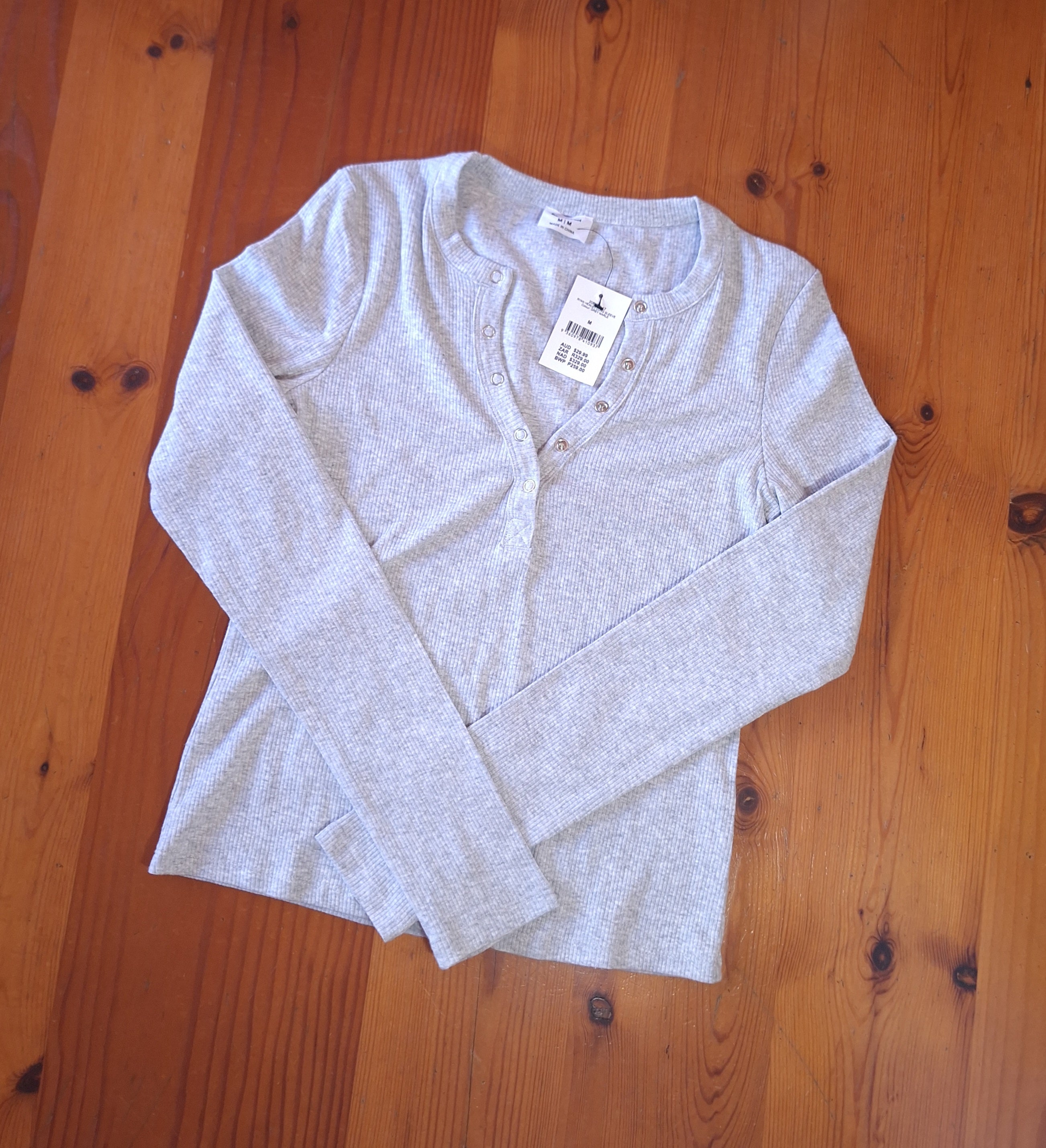 Cotton On Ryan Henley Long Sleeve Top