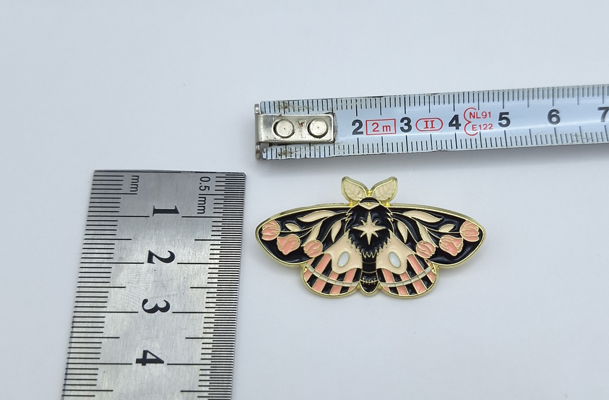 Brooch Pin Butterfly Bow Tie, Floral