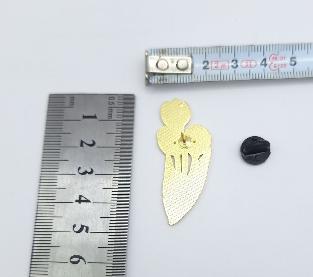 Brooch Pin Tulip Flower, Enamel