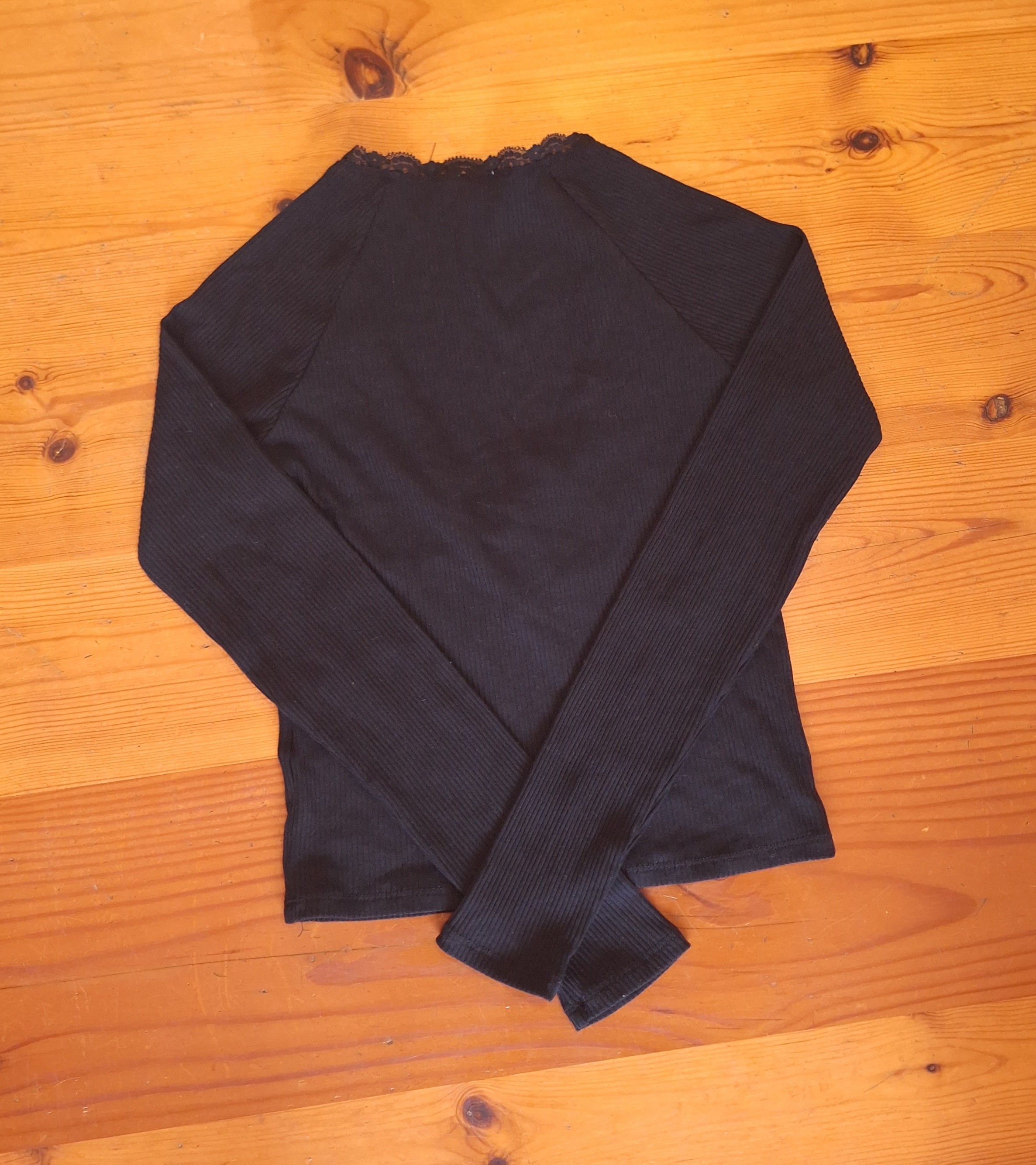 Cotton On Alessia Lace Trim Henley Long