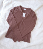 Cotton On Ryan Henley Long Sleeve Top
