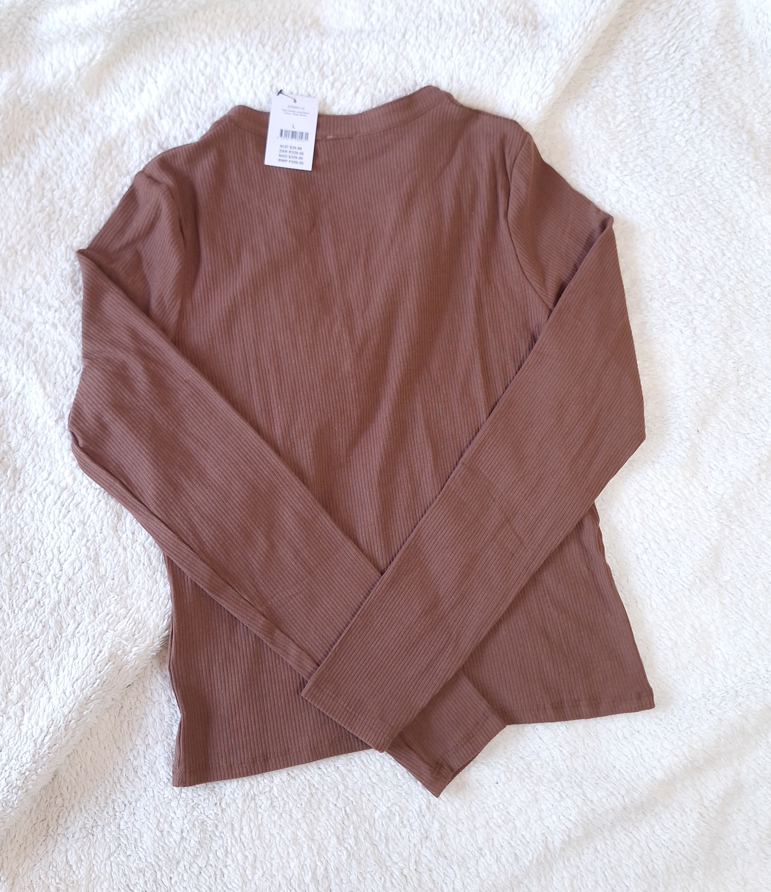Cotton On Ryan Henley Long Sleeve Top