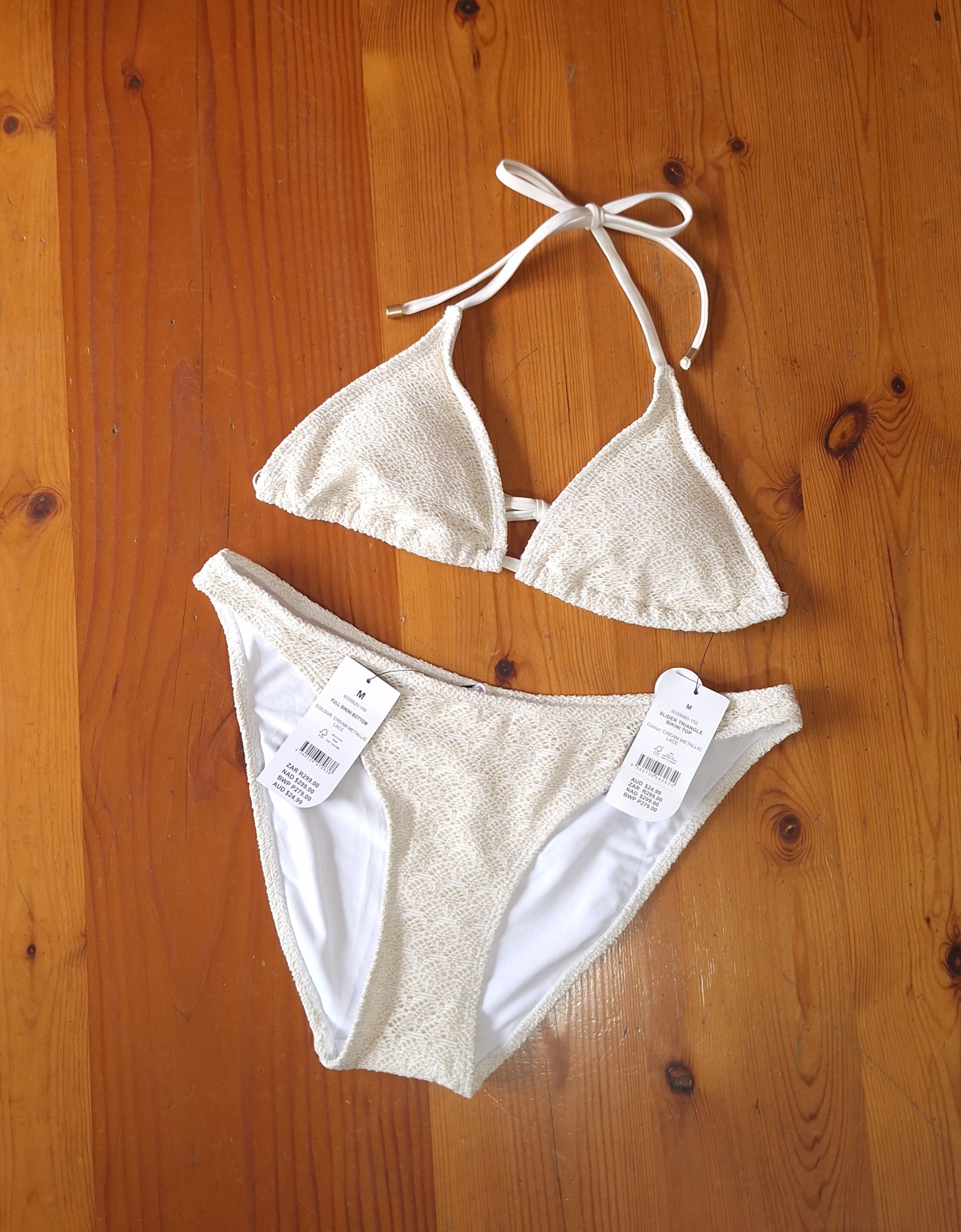 Cotton On Bikini Set Slider Triangle Bikini Top and Full Bikini Bottom