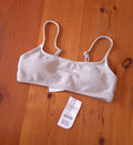 Cotton On Straight Neck Crop Bikini Top