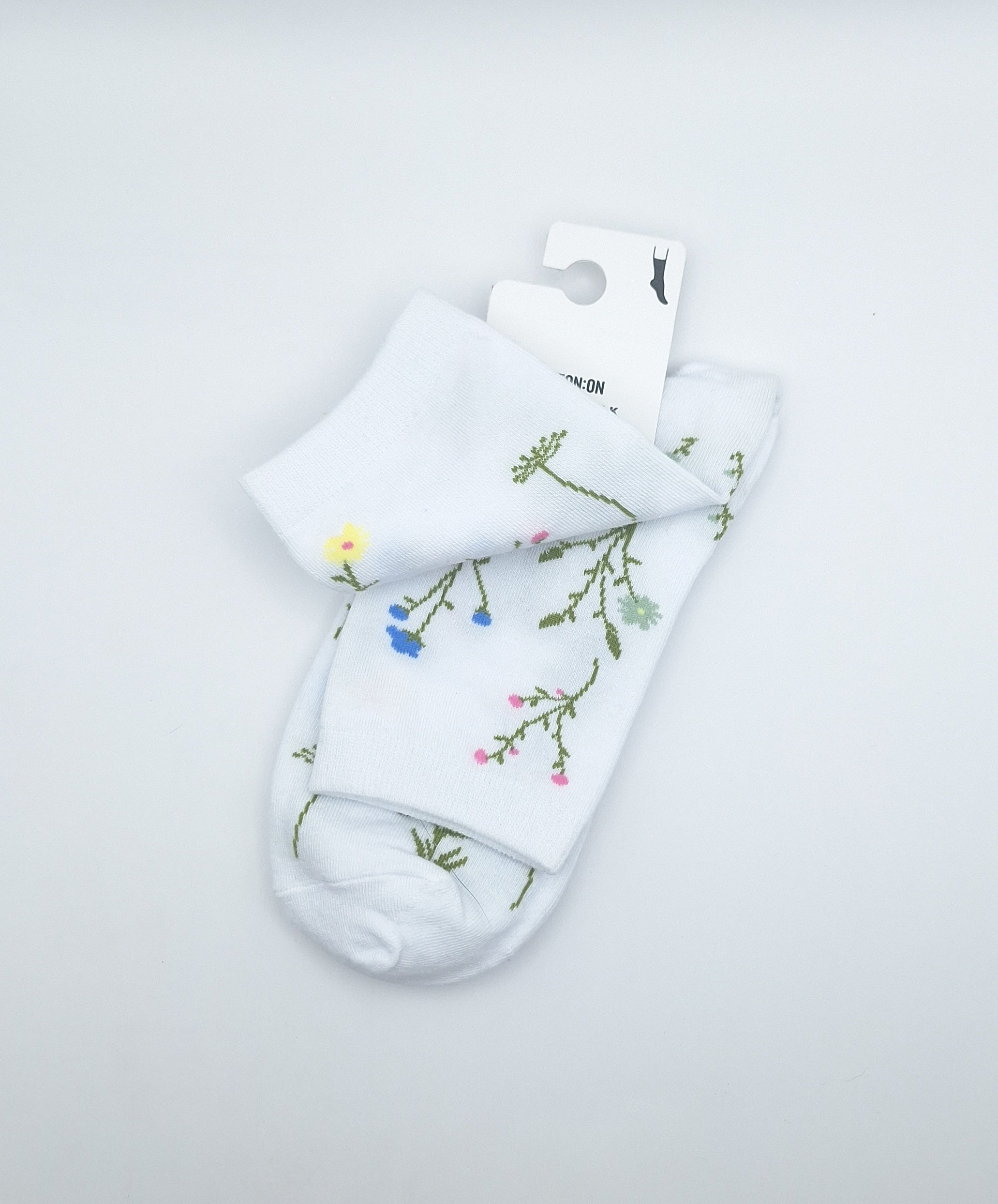 Cotton On Floral Crew Sock