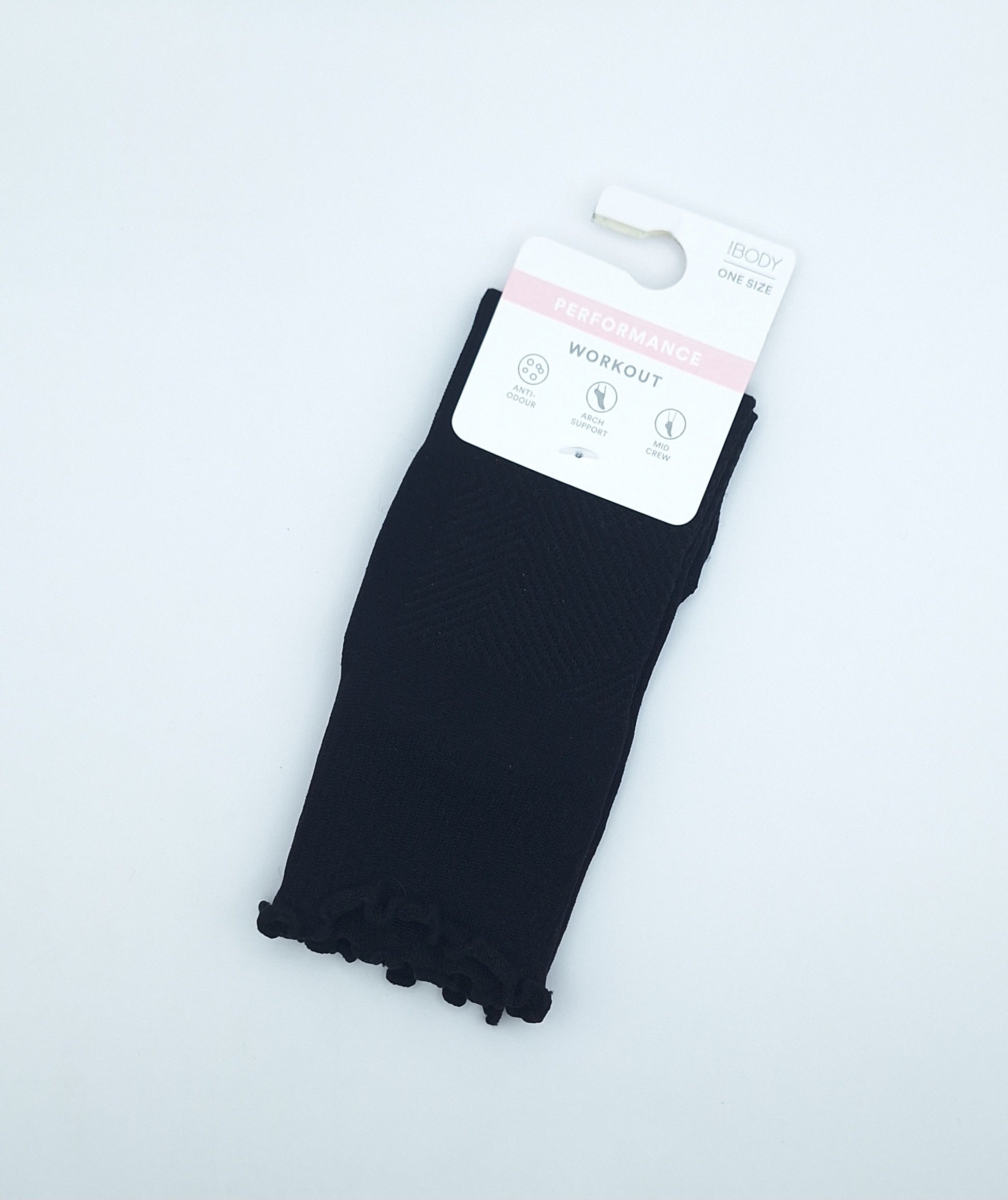 Cotton On Performance Mid Crew Frill Sock