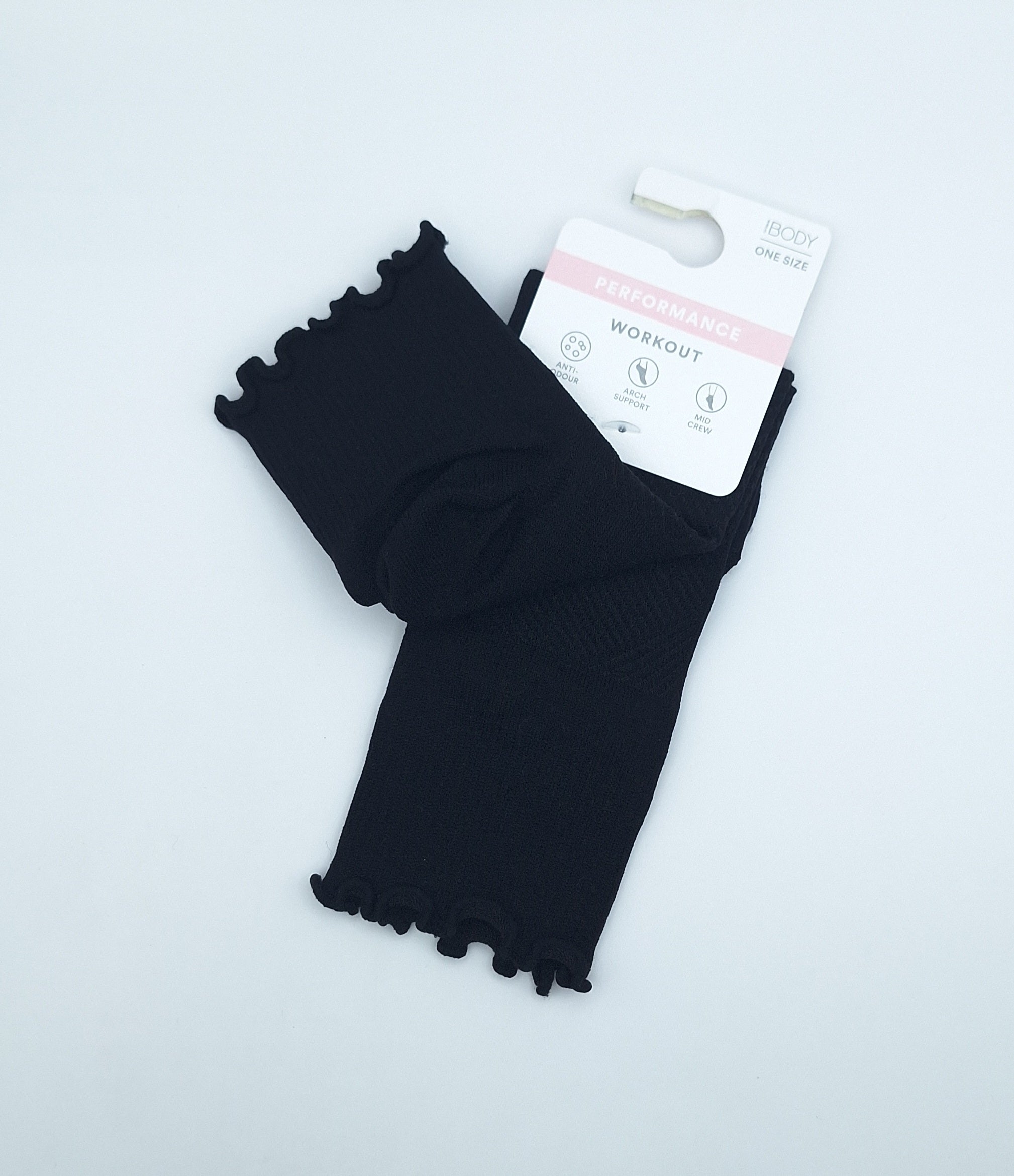 Cotton On Performance Mid Crew Frill Sock