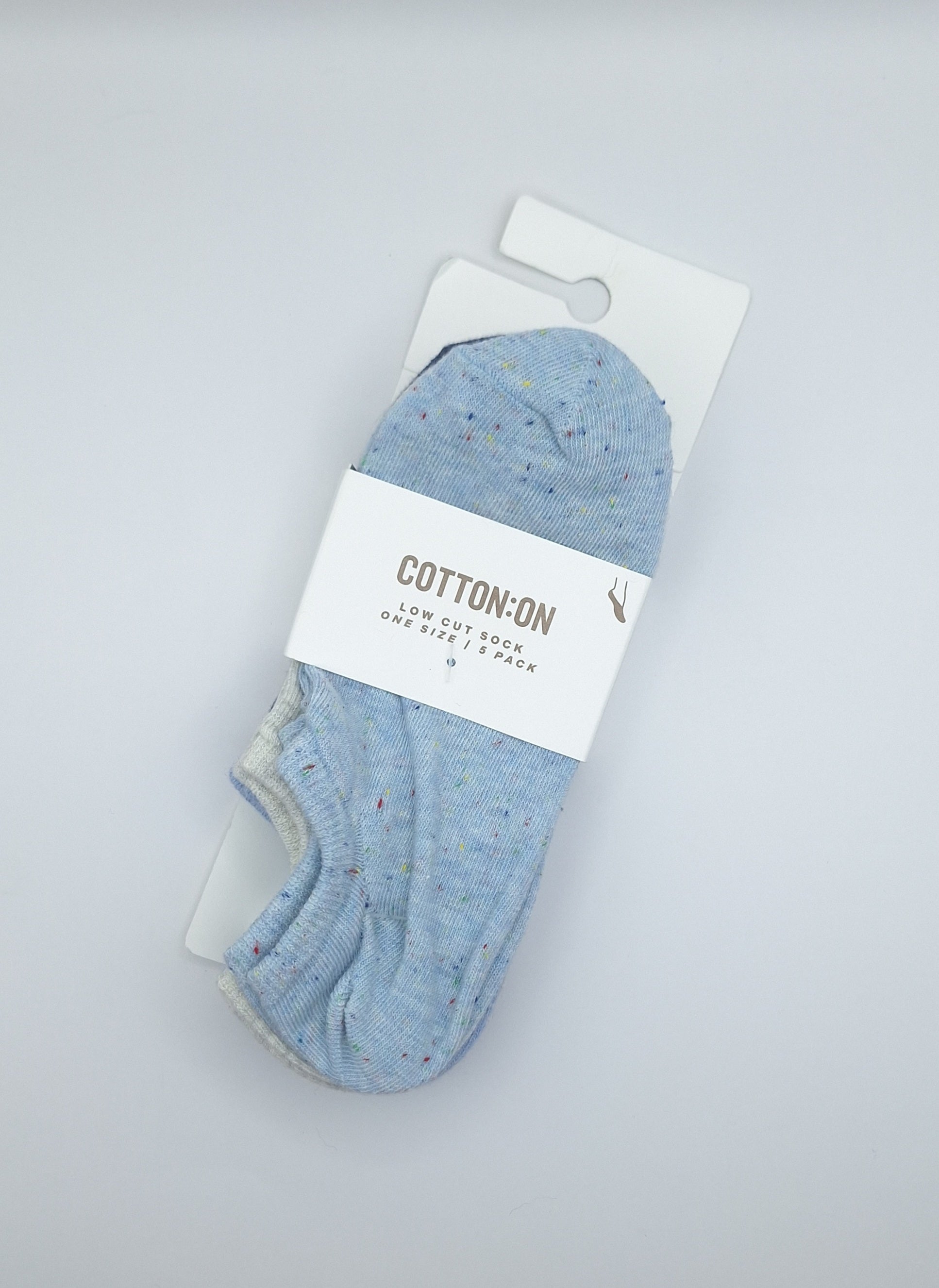 Cotton On 5 Pack Sports Low Cut Sock