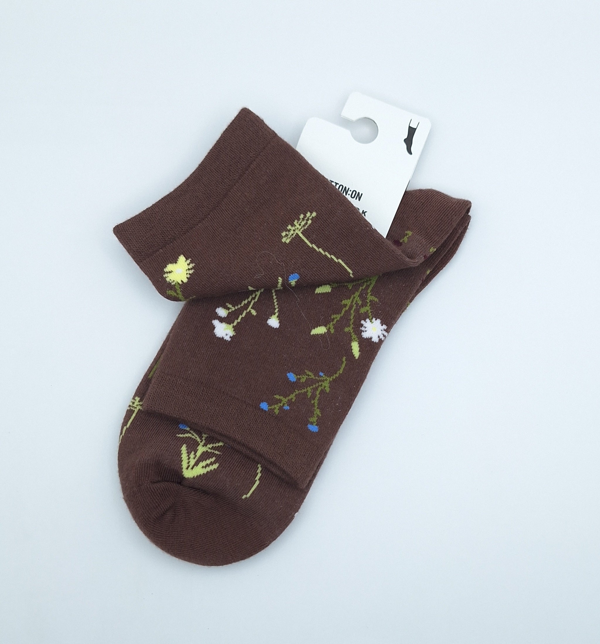 Cotton On Floral Crew Sock
