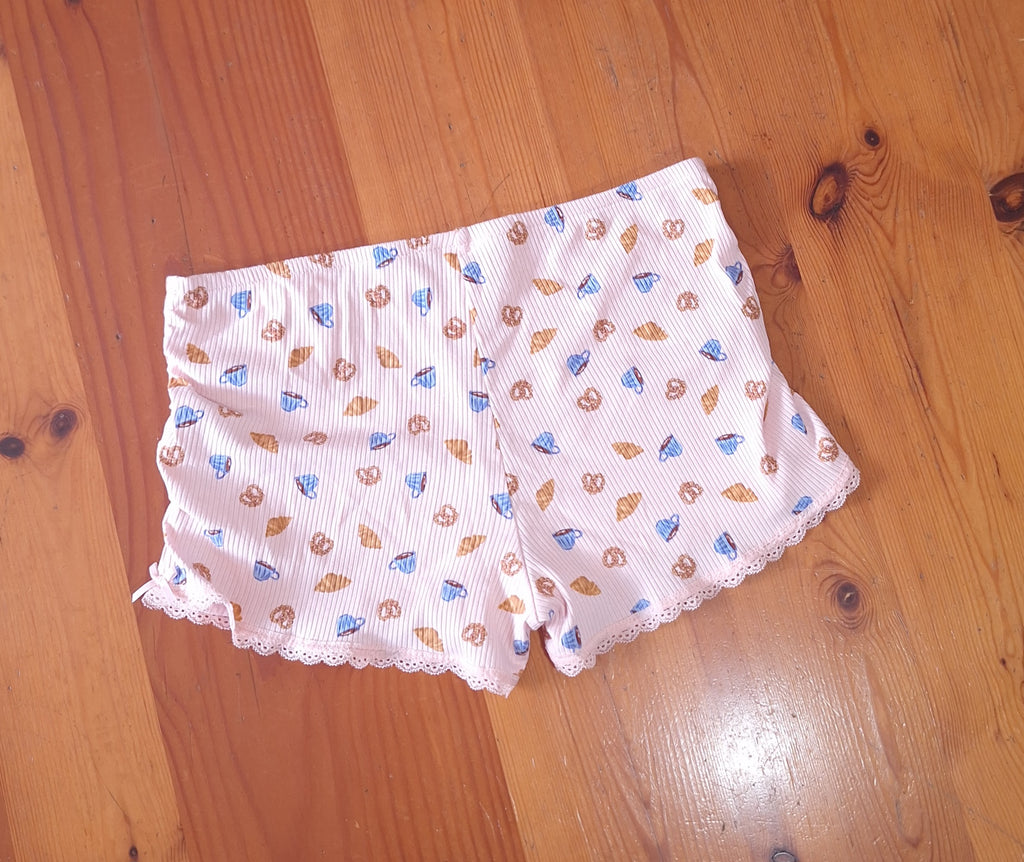 Cotton On  Rib Lace Ruched Boyshort