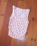 Cotton On  Women's Rib Lace Ruched Tank