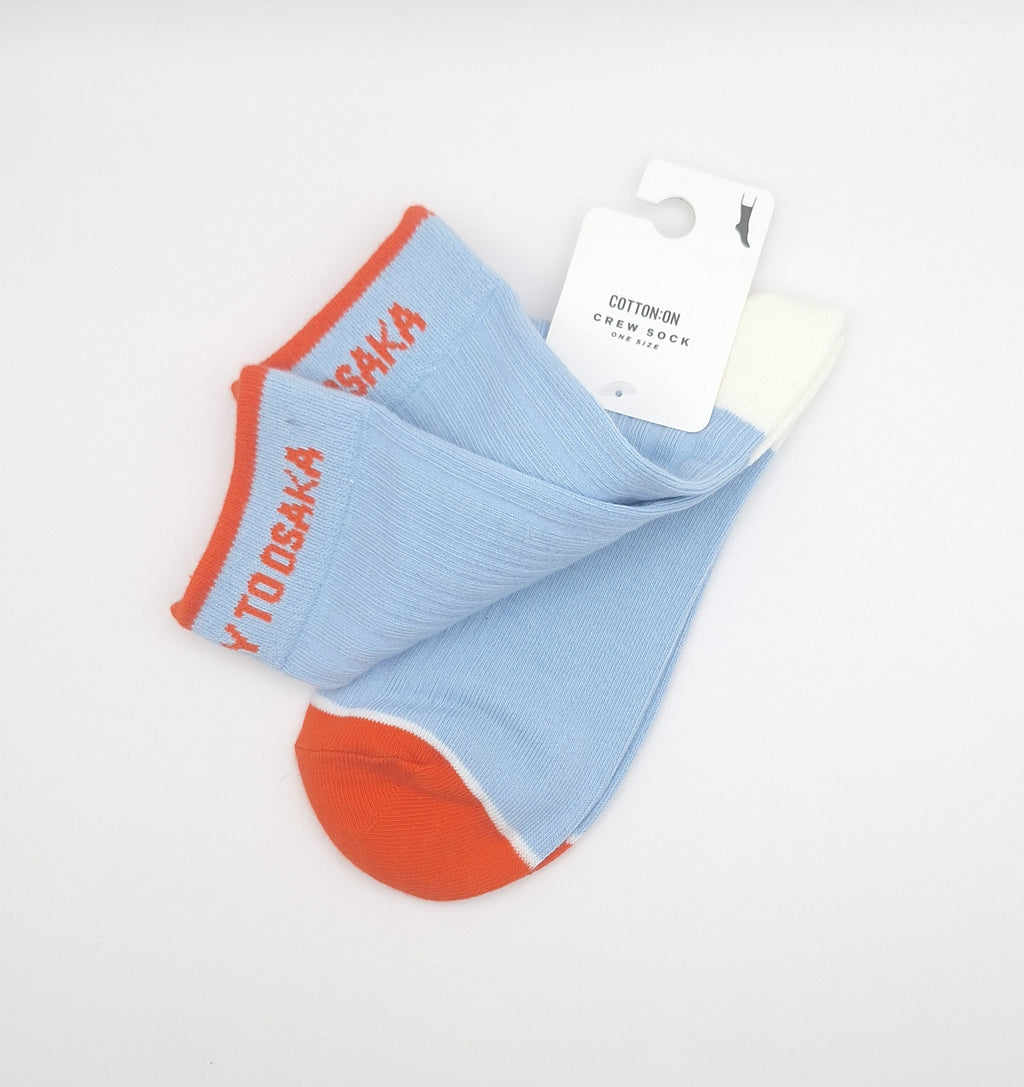 Cotton On Graphic Crew Sock