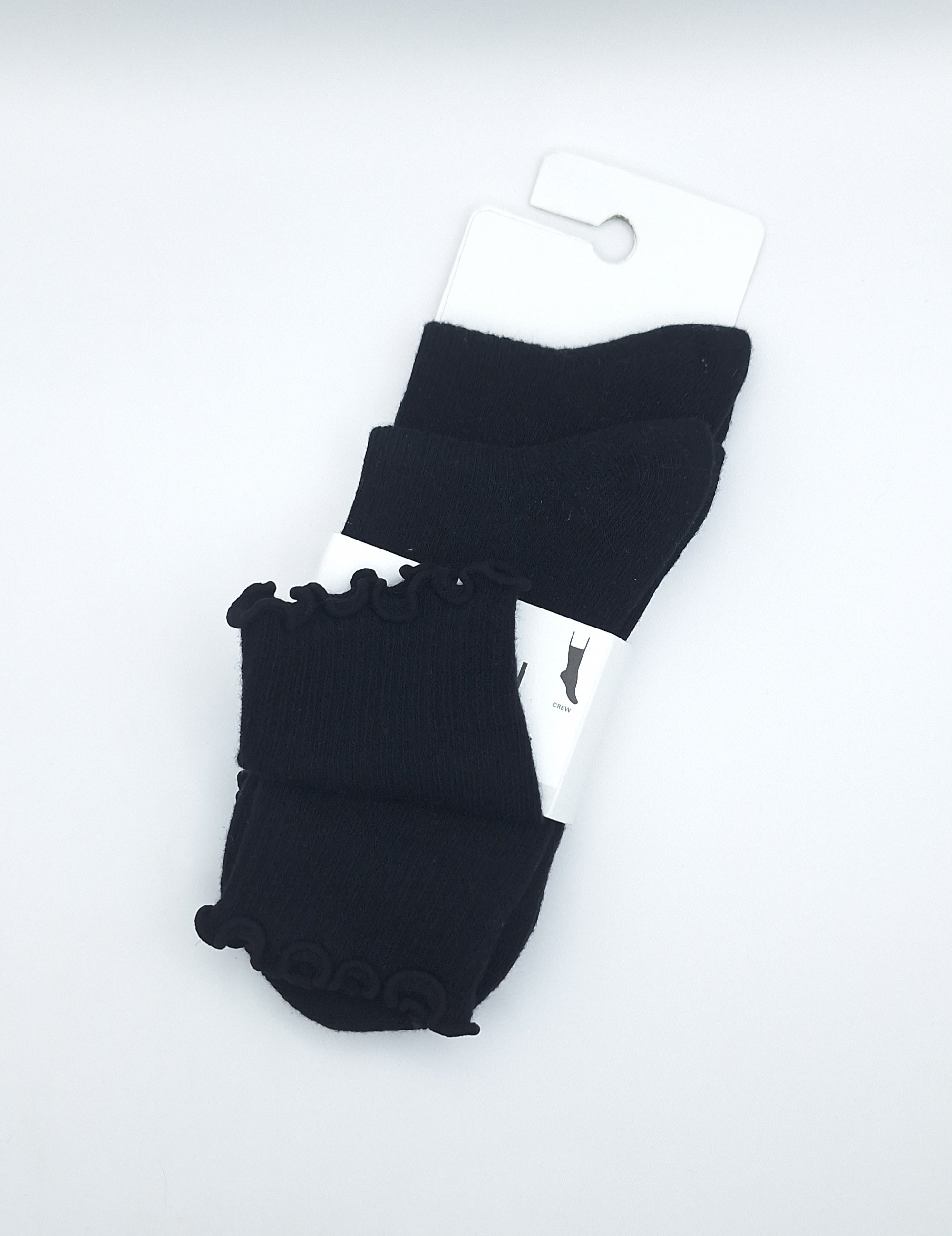 Cotton On The Perfect Pair Frill Rib Crew Sock 2PK