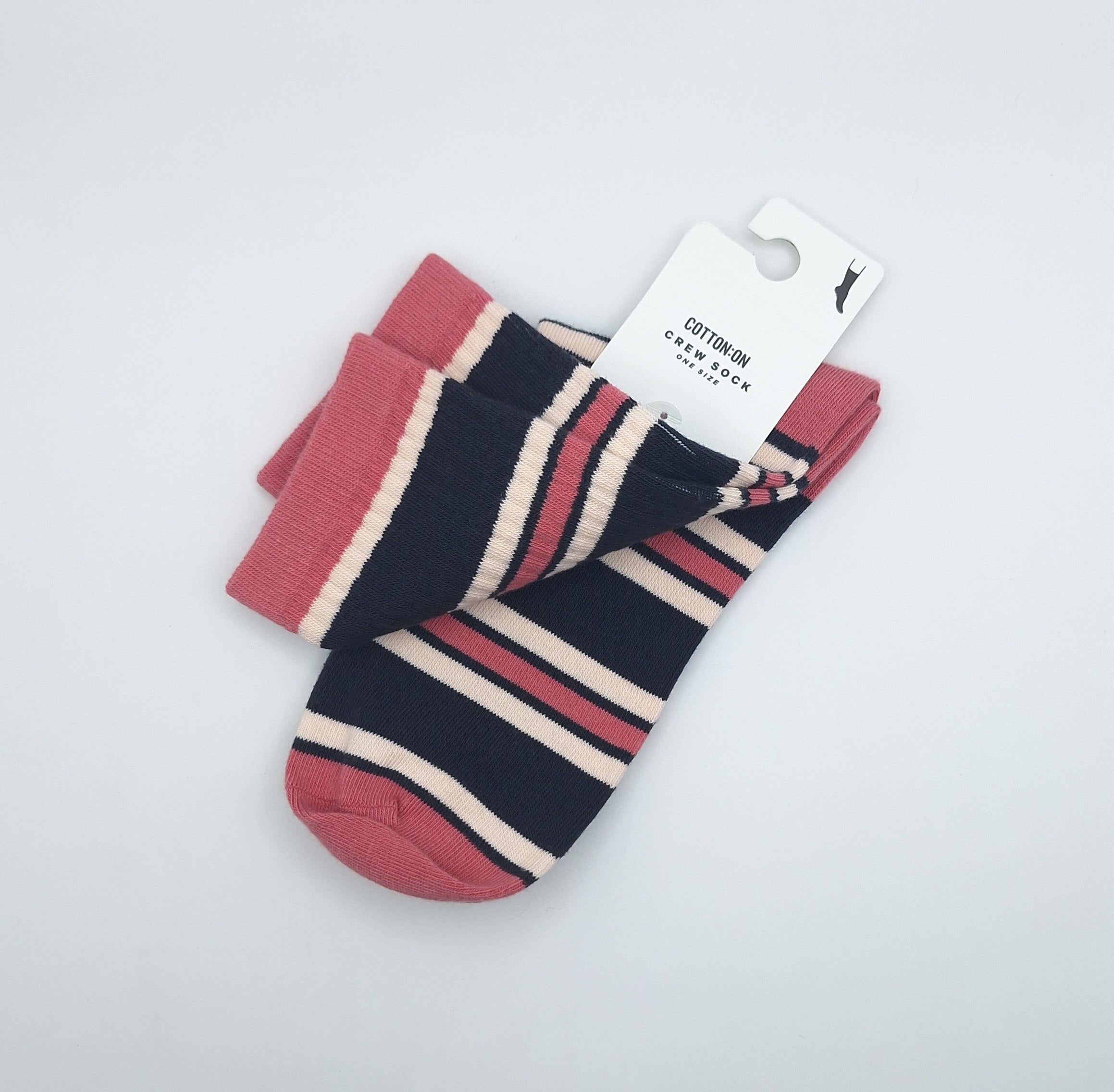 Cotton On Retro Sporty Crew Sock