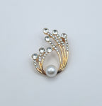 Brooch Pin Alloy Victorian-style crystal/Rhinstone