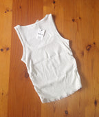 Cotton On  Women's Rib Lace Ruched Tank