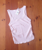 Cotton On  Women's Rib Lace Ruched Tank