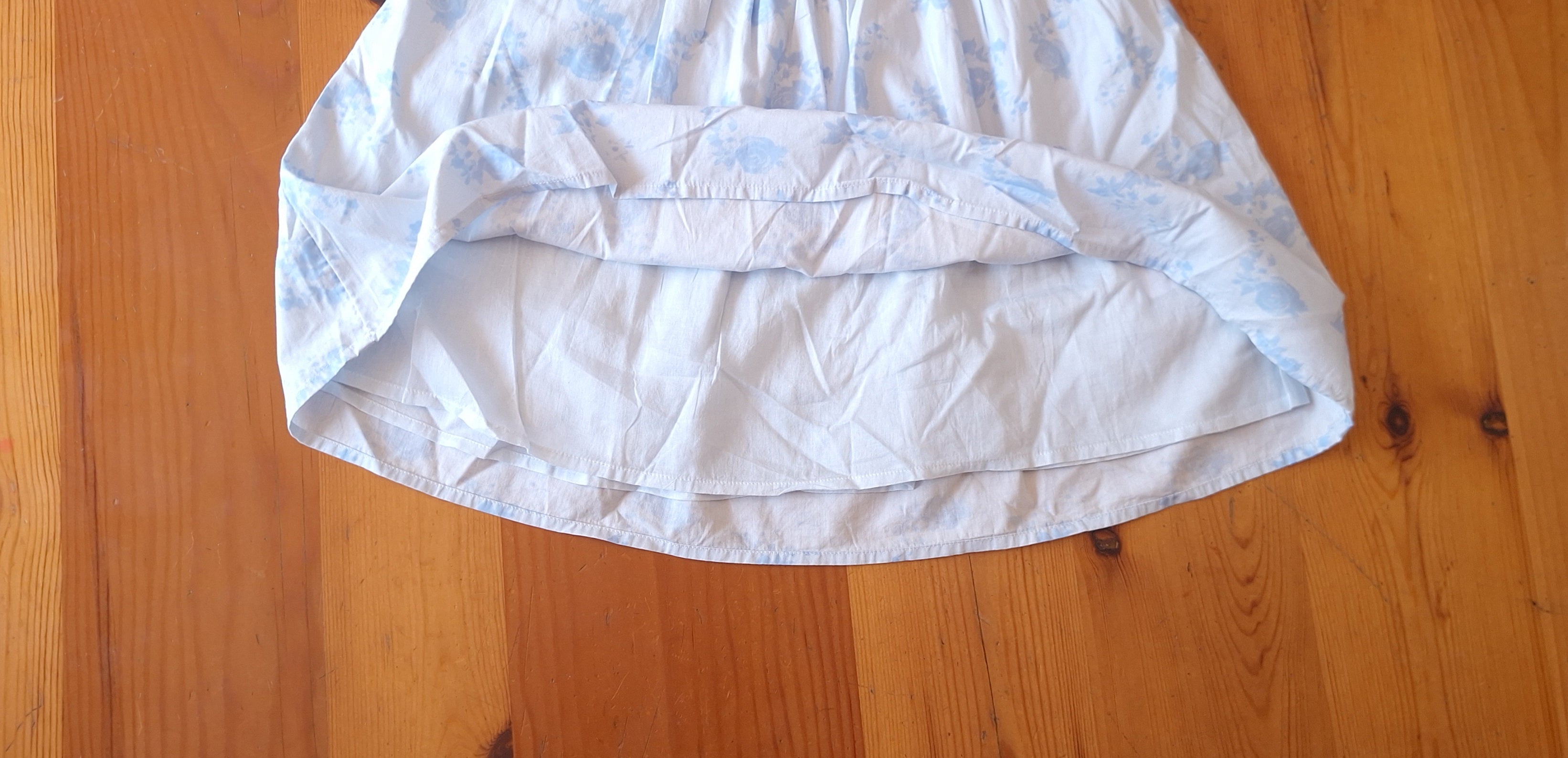 Cotton On Women's Mini Dress, Breezy Bouquet Duck Egg Blue