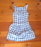 Cotton On Women's Mini Dress, Bailey Check Duck Egg Blue