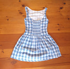 Cotton On Women's Mini Dress, Bailey Check Duck Egg Blue