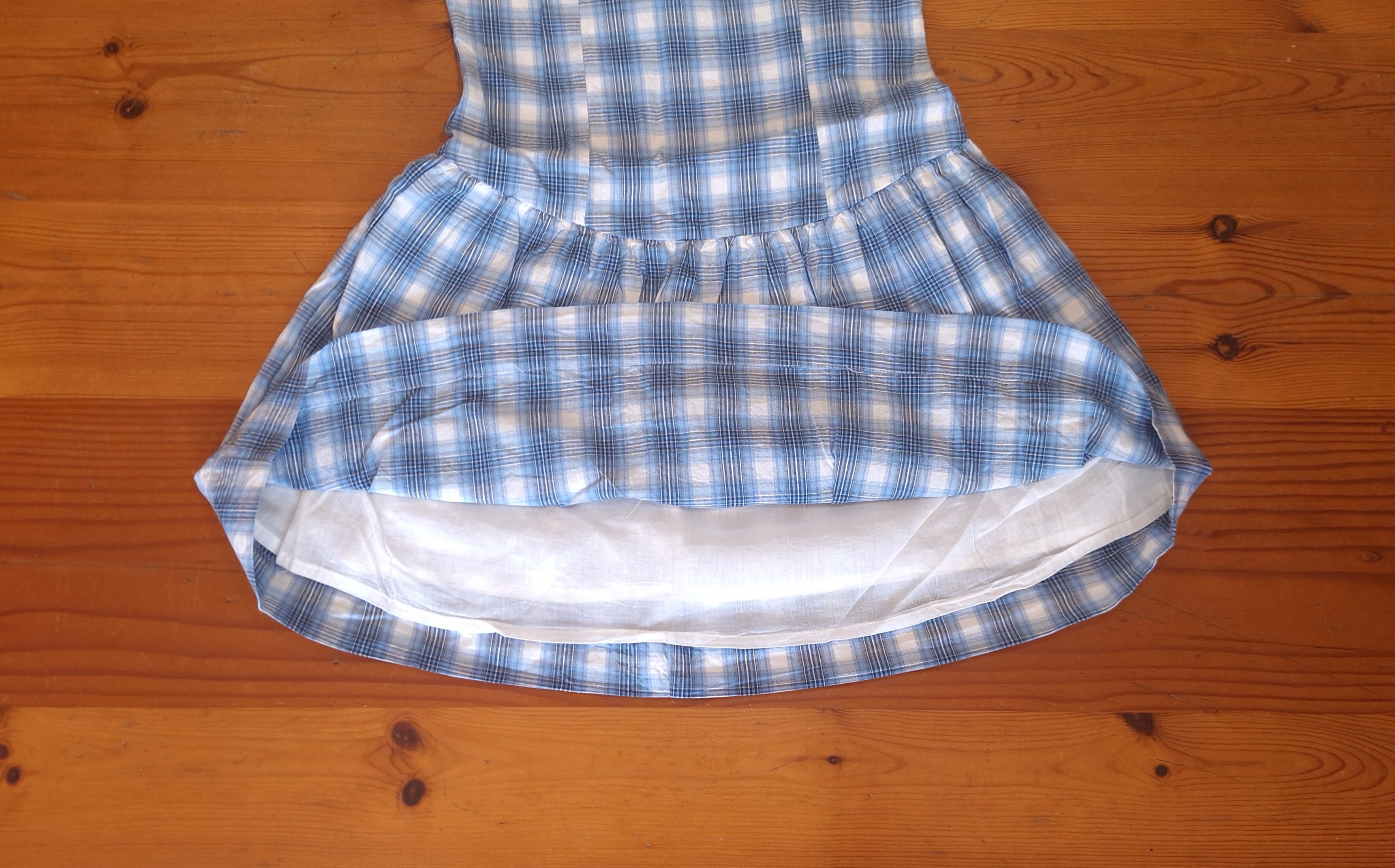 Cotton On Women's Mini Dress, Bailey Check Duck Egg Blue