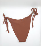 Cotton On Womens Coconut Shell Crepe. Fixed Tie Side Cheeky Bikini Bottom