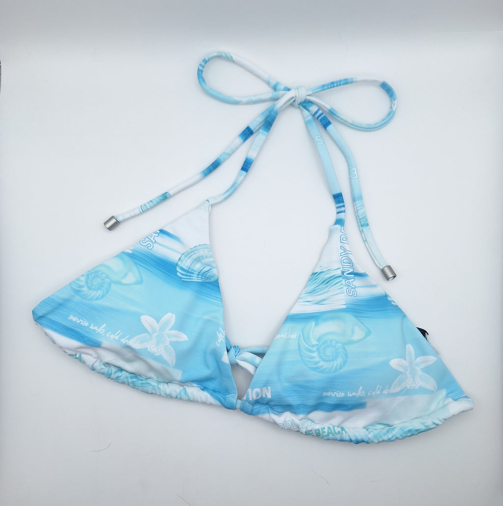 Cotton On Womens String Triangle Bikini Top