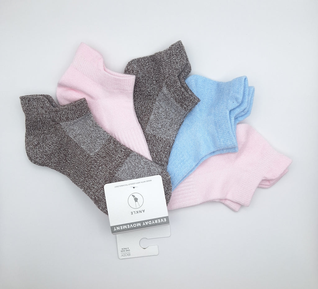 Cotton On Women's Body 5PK Ankle Sport Sock