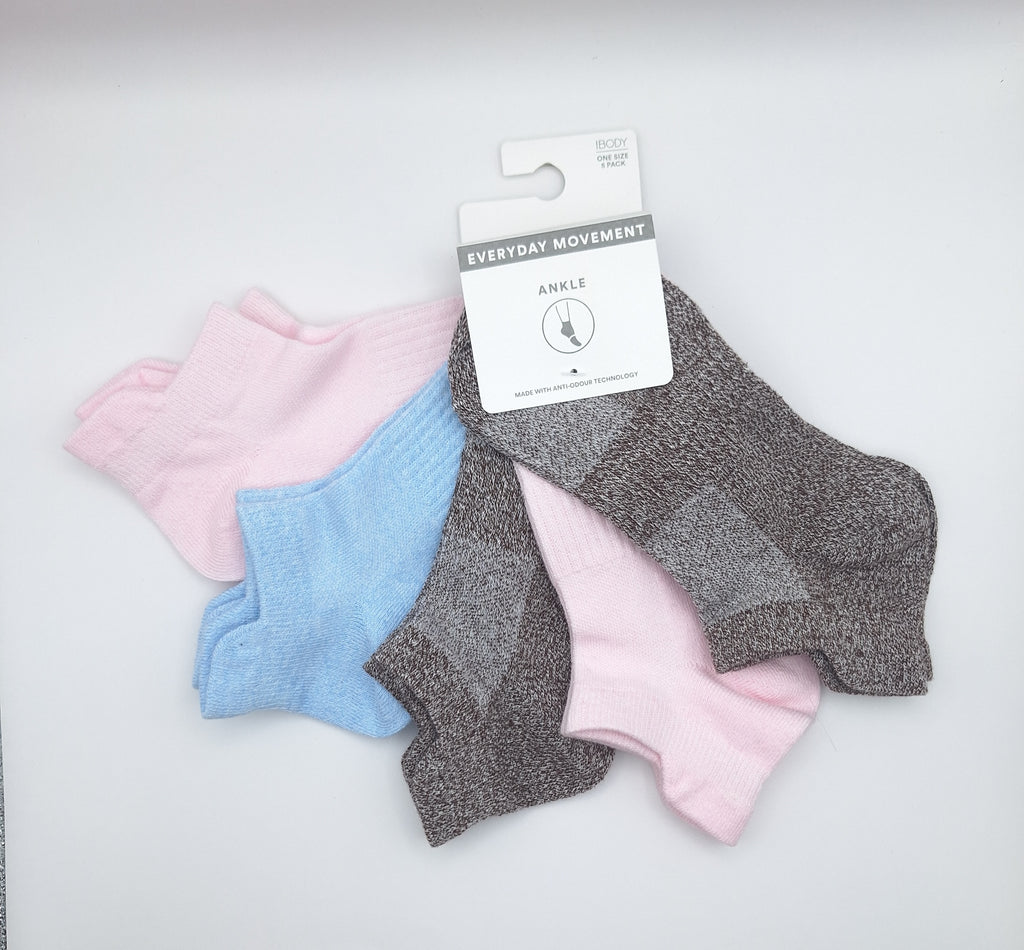 Cotton On Women's Body 5PK Ankle Sport Sock
