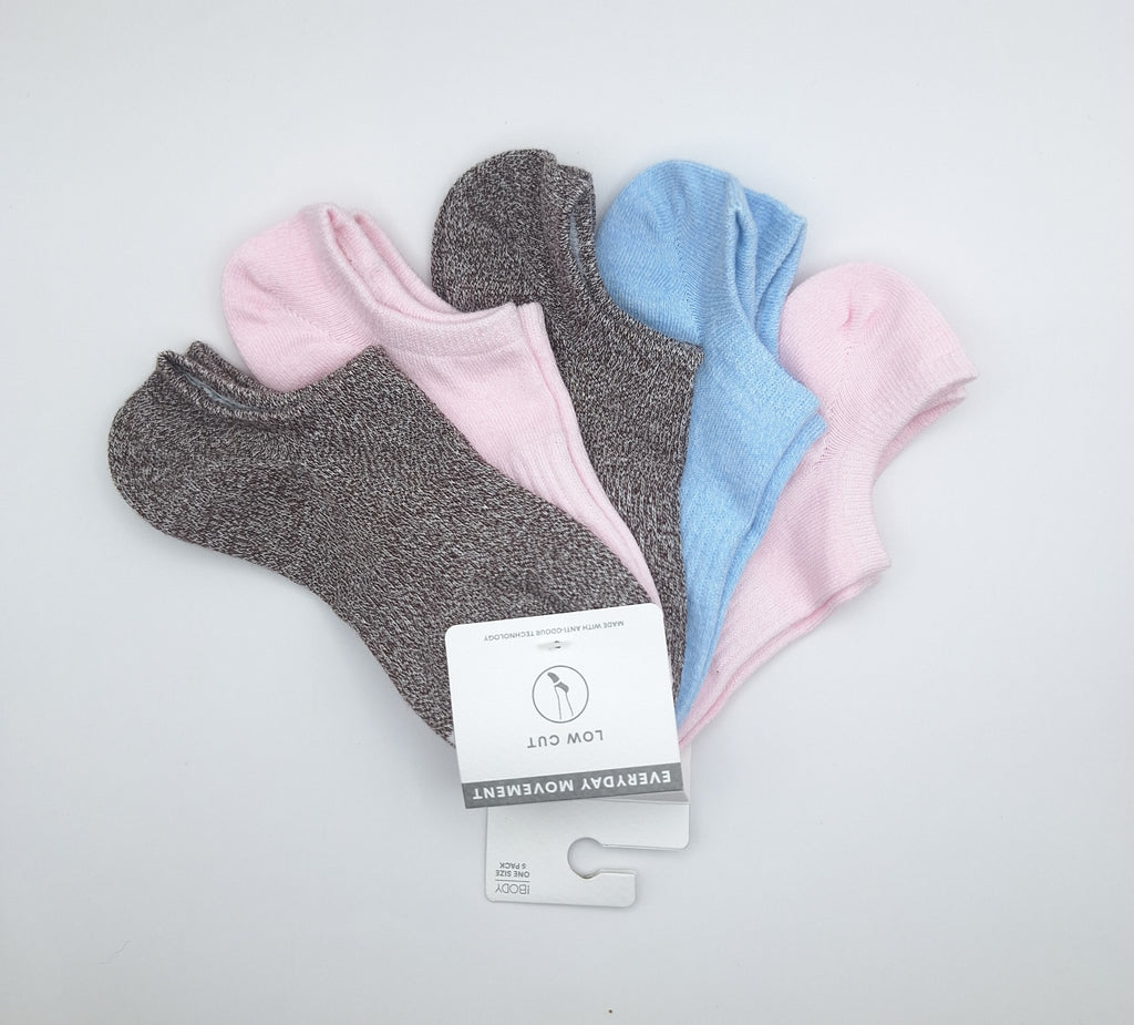 Cotton On Women's Body Low Cut Sneaker Socks 5PK
