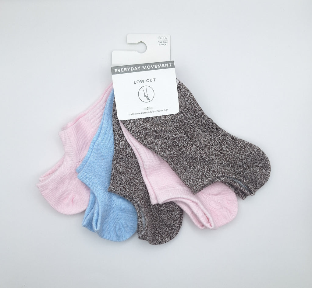 Cotton On Women's Body Low Cut Sneaker Socks 5PK