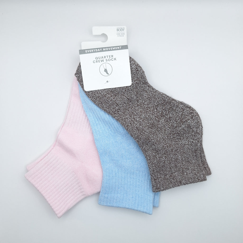 Cotton On Women's Body Quarter Crew Sock