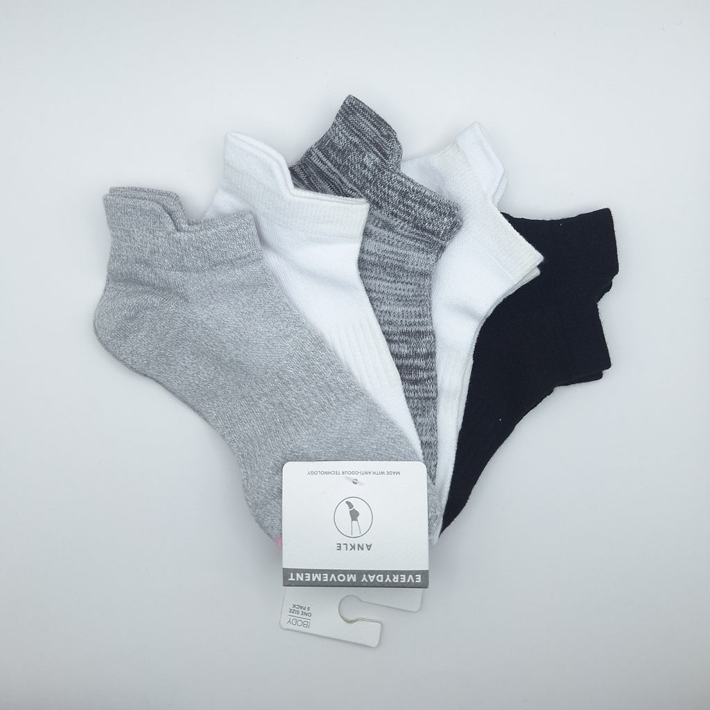 Cotton On Women's Body 5PK Ankle Sport Sock