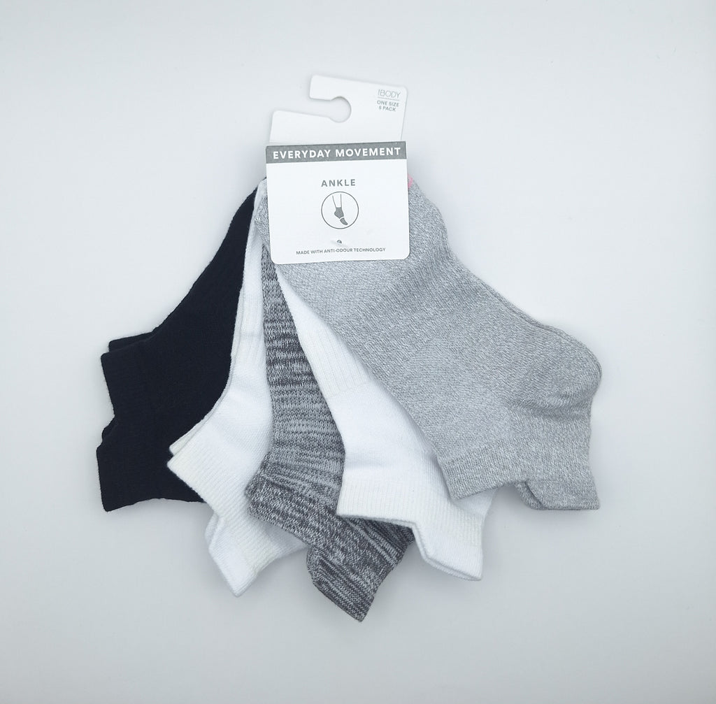 Cotton On Women's Body 5PK Ankle Sport Sock