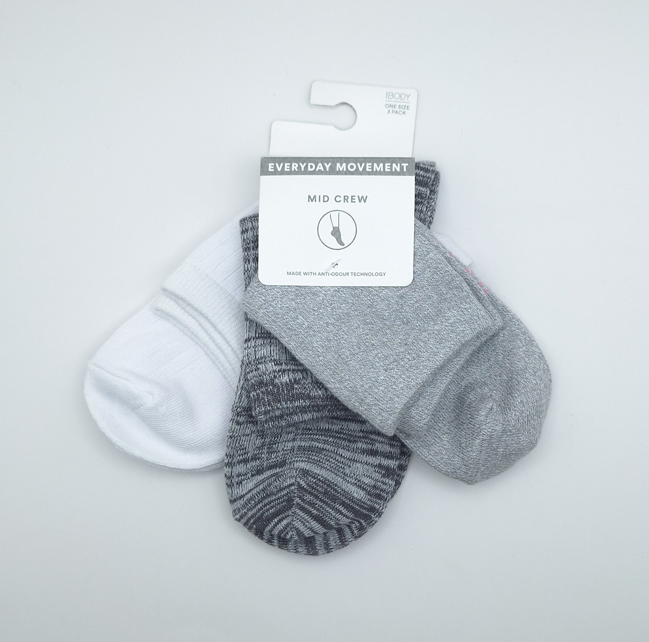 Cotton On Women's Body Mid Crew Socks 3PK