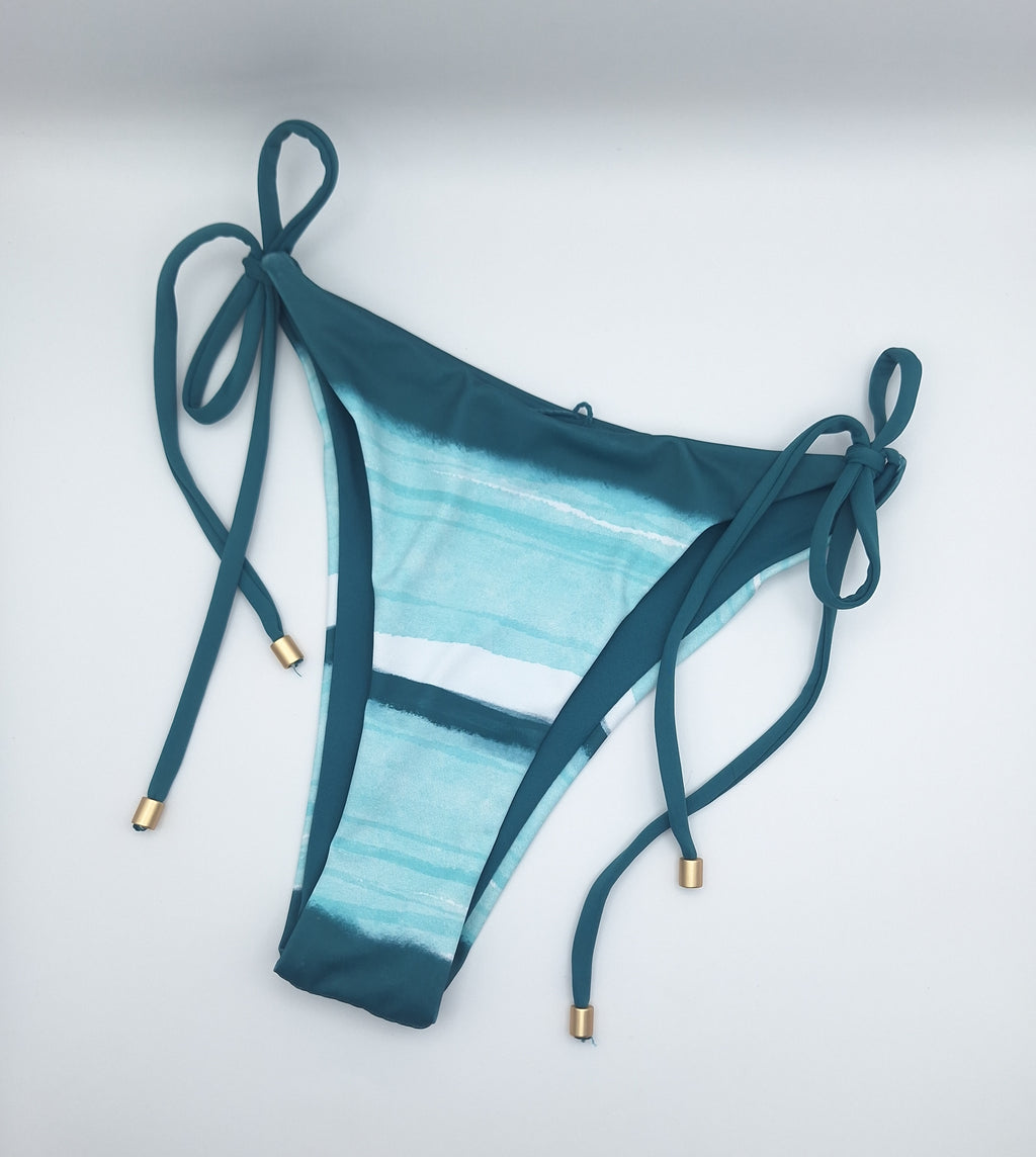Cotton On Women's String Tie Side Brazilian Bikini Bottom