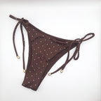 Cotton On Women's String Tie Side Brazilian Bikini Bottom