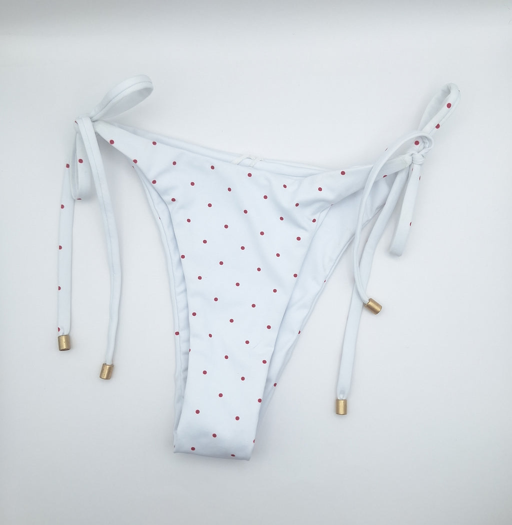 Cotton On Women's String Tie Side Brazilian Bikini Bottom