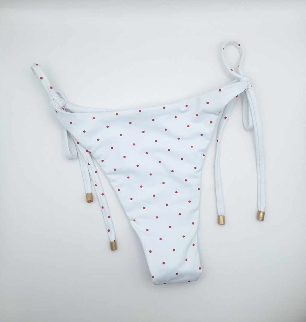 Cotton On Women's String Tie Side Brazilian Bikini Bottom
