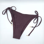 Cotton On Women's String Tie Side Brazilian Bikini Bottom