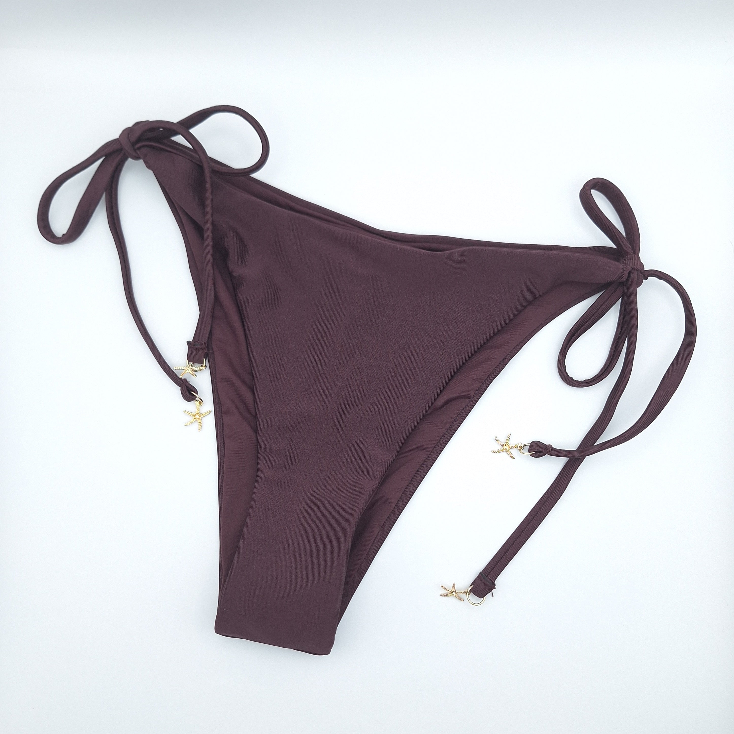 Cotton On Womens String Tie Side Brazilian Bikini Bottom