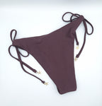 Cotton On Women's String Tie Side Brazilian Bikini Bottom
