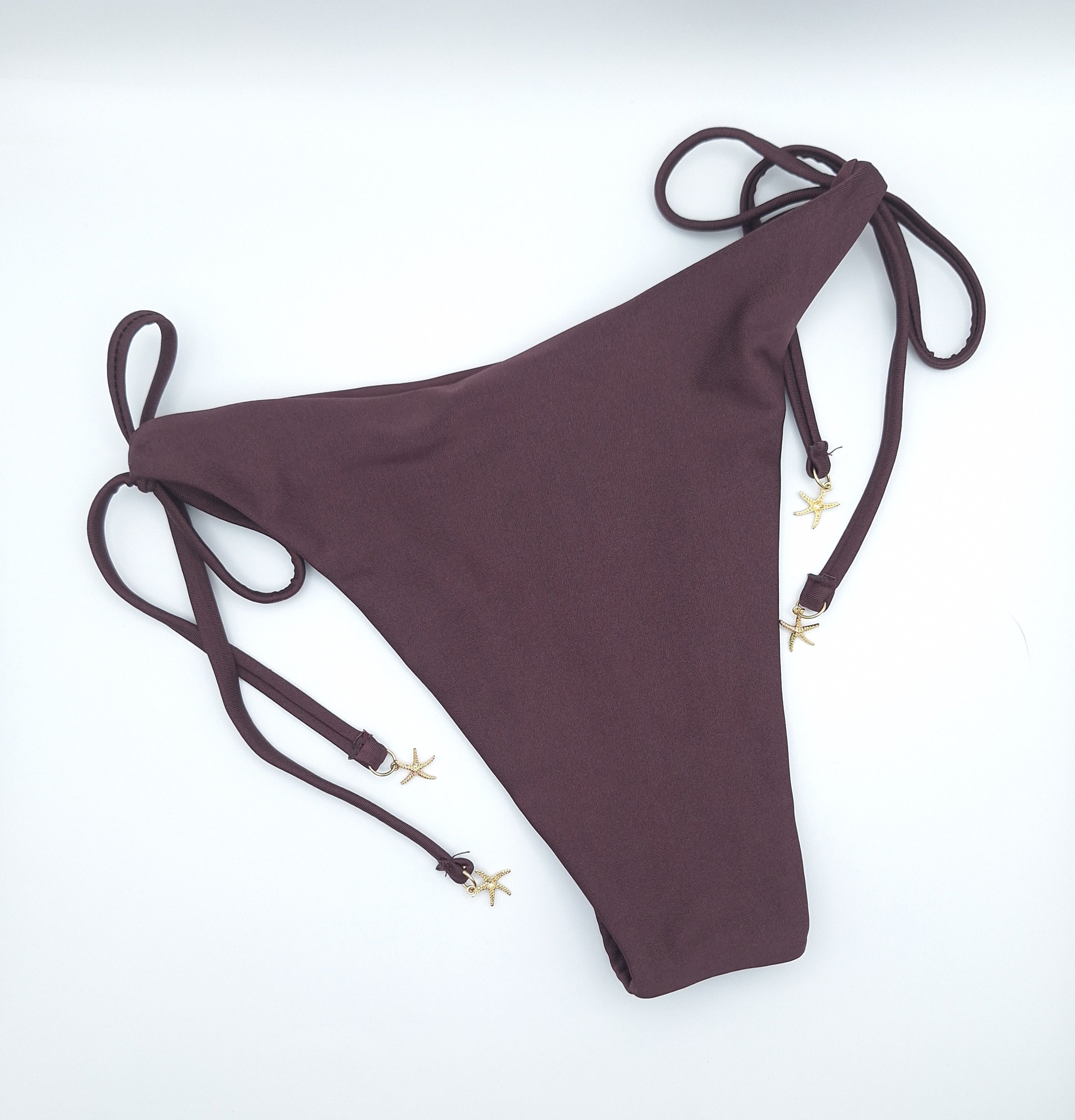 Cotton On Womens String Tie Side Brazilian Bikini Bottom