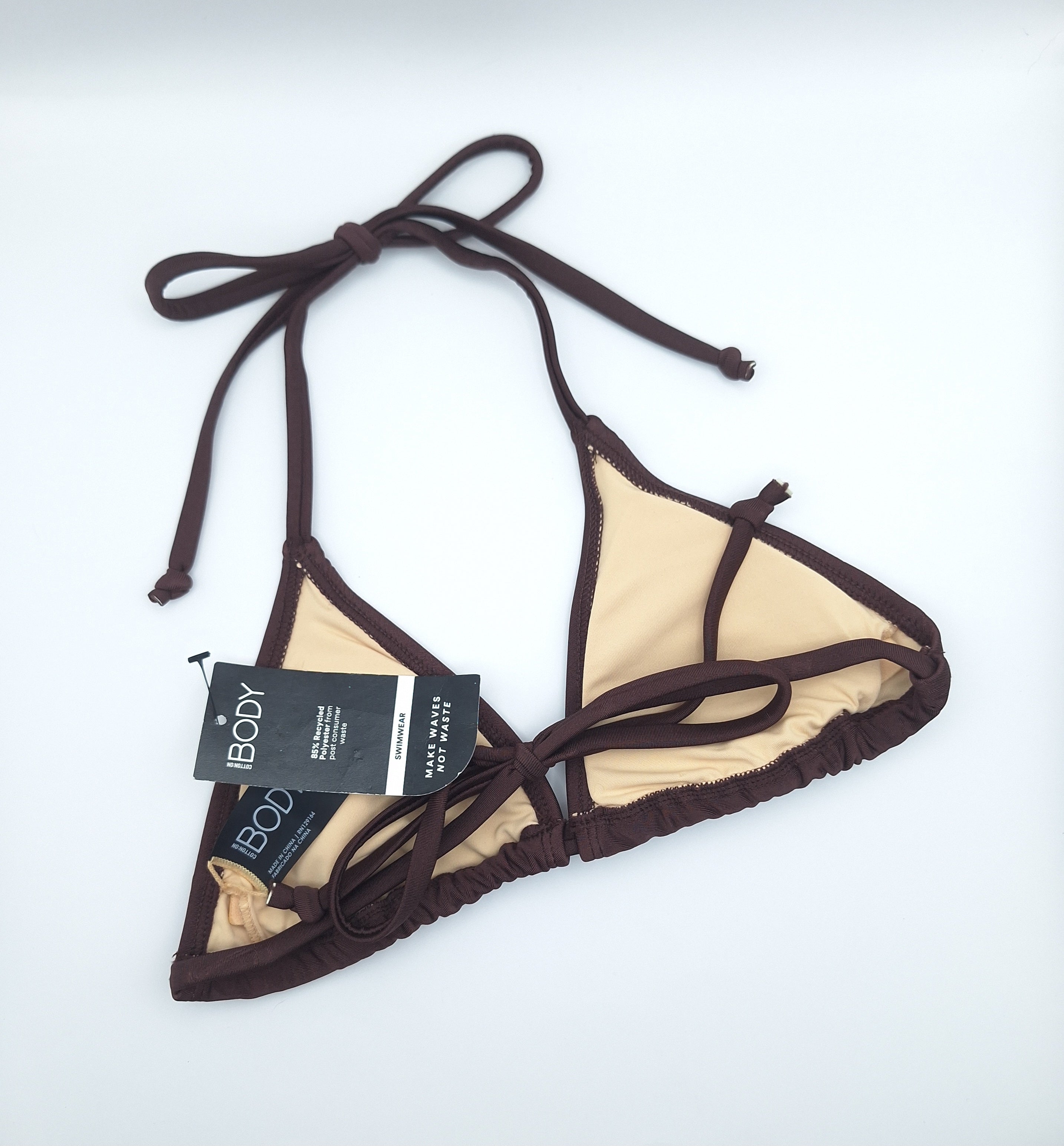 Cotton On Womens Silder Triangle Bikini Top