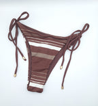 Cotton On Women's String Tie Side Brazilian Bikini Bottom