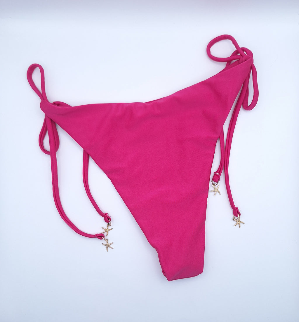 Cotton On Women's String Tie Side Brazilian Bikini Bottom