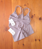 Cotton on Womens Ultra Soft Scrunch Front Strappy Crop and Ultra Soft Invisible Scrunch Shortie Short