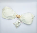 Cotton On Womens Strapless Gathered Bandeau Bikini Top