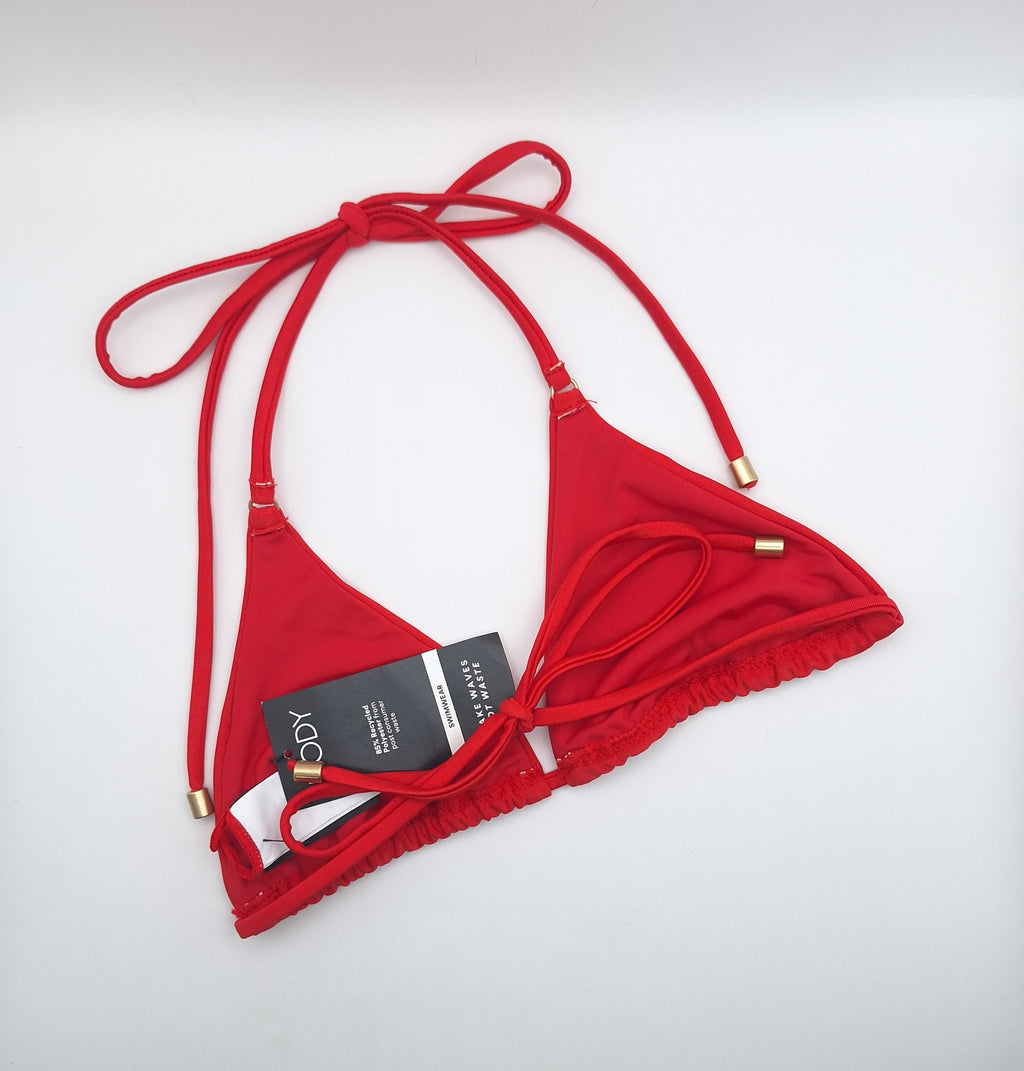 Cotton On Women's Mini String Triangle Bikini Top